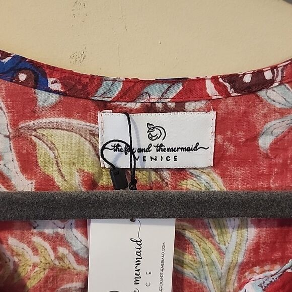 Beautiful the fox and the Mermaid Kaftan NWT - Picture 3 of 6